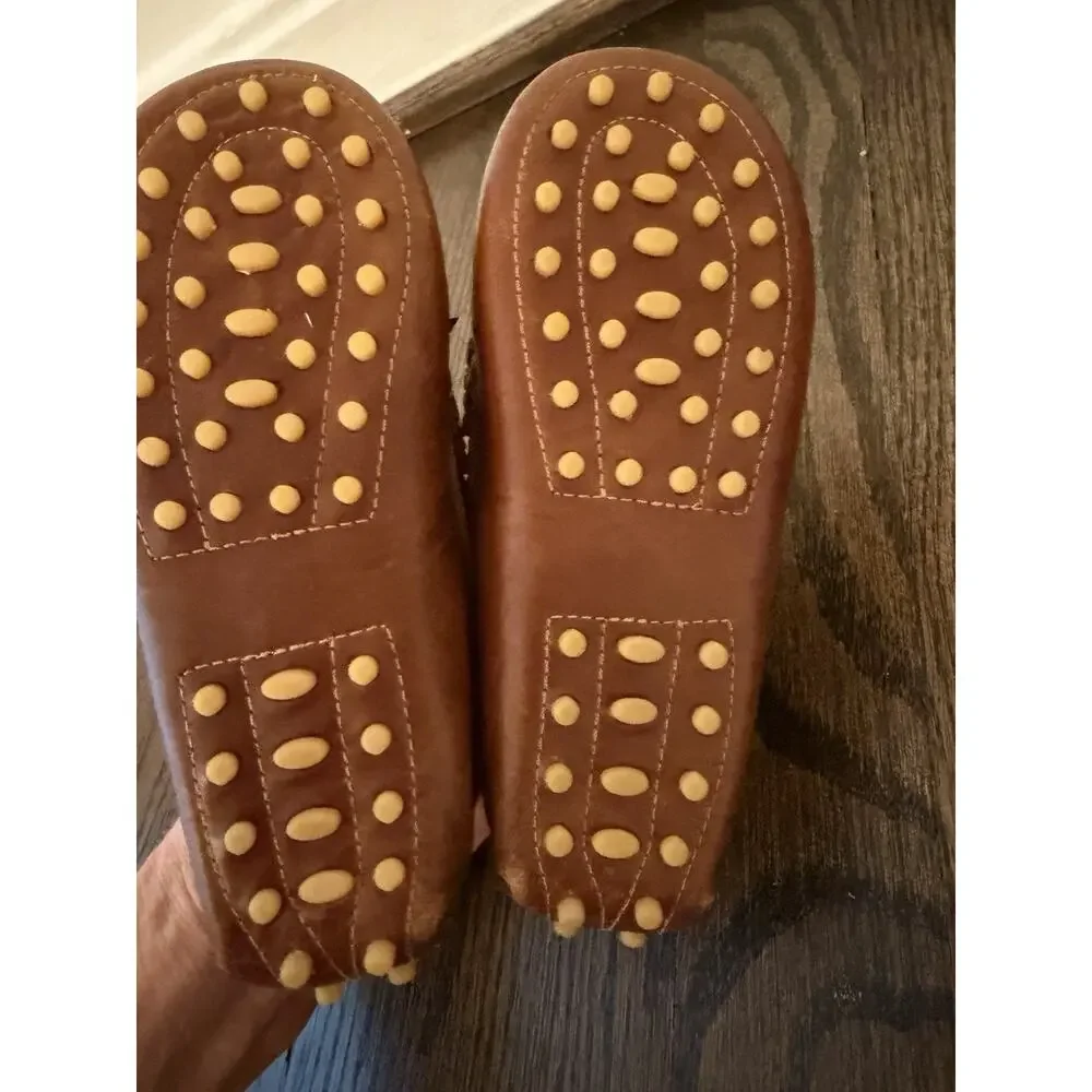Elephantito Loafers, Natural Tan Little Kids Sz 10c